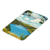 山ガンビアオーストラリア旅行芸術ヴィンテージ マグネット (左側)