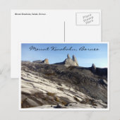 山キナバルボルネオ ポストカード (正面/裏面)