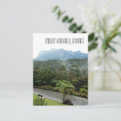 山キナバルマウンテンランドスケープサバーボルネオ ポストカード (スタンド正面)