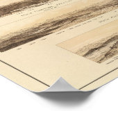 山キャリアーのパノラマの景色 ポスター (角)