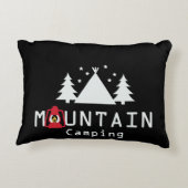 山キャンプ アクセントクッション (裏面)