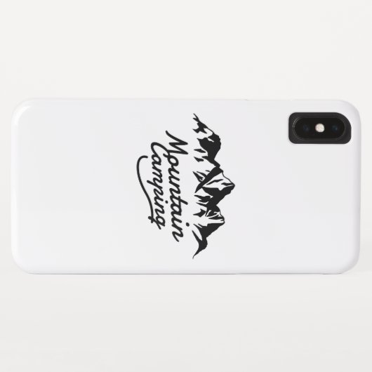 山キャンプ Case-Mate iPhoneケース (裏面(横))
