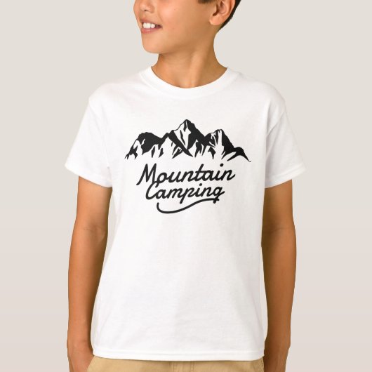 山キャンプ Tシャツ (正面)
