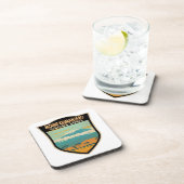 山キリマンジャロタンザニアアフリカヴィンテージ コースター (右側)