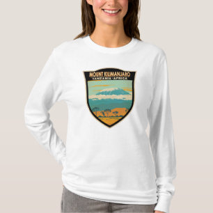 山キリマンジャロタンザニアアフリカヴィンテージ Tシャツ