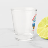 山キリマンジャロタンザニア動揺してサークル ショットグラス (左)