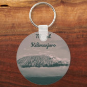 山キリマンジャロ雪火山（タンザニア・アフリカ） キーホルダー (正面)