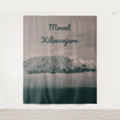 山キリマンジャロ雪火山（タンザニア・アフリカ） タペストリー (正面)