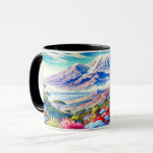 山キリマンジャロ、アフリカの王冠 マグカップ (正面左)