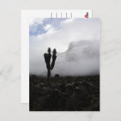 山キリマンジャロ(ポートレート) ポストカード (正面/裏面)