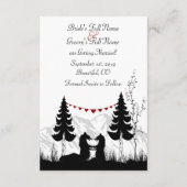 山クマたちからの結婚のお知らせ セーブザデート (裏面)