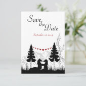 山クマたちからの結婚式招待状 セーブザデート (スタンド正面)