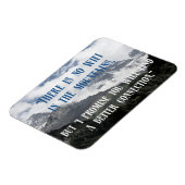 山クールの感動的引用文 マグネット (左側)