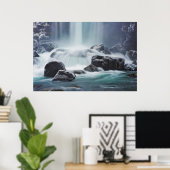 山クールの流れに ポスター (ホームオフィス)