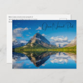 山グリンネルグレイシャーナショナルパーク ポストカード (正面/裏面)