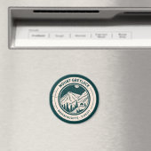 山グレイロックマサチューセッツ州ハイキングスキー旅行 マグネット (インサイチュ (食洗機))