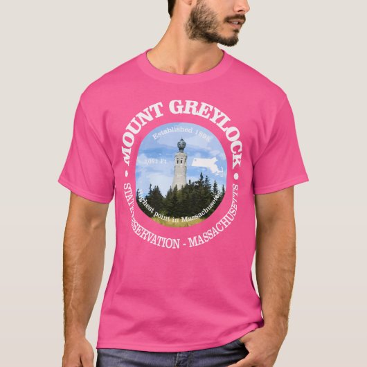 山グレイロック州予約 Tシャツ (正面)
