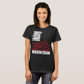 山サイクリングサイクリングサイクリング Tシャツ (正面フル)