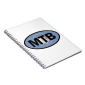 山サイクリングユタ州旗 ノートブック (右側)