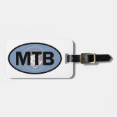 山サイクリングユタ州旗 ラゲッジタグ (正面横)