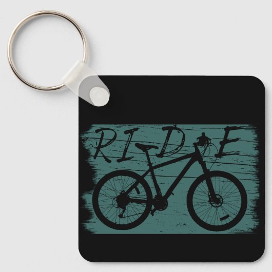 山サイクリングヴィンテージ キーホルダー (正面)
