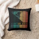 山サイクリングヴィンテージ クッション (ブランケット)
