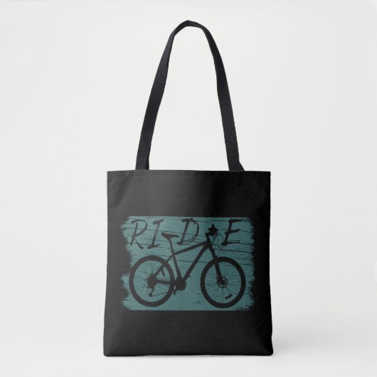 山サイクリングヴィンテージ トートバッグ (正面)
