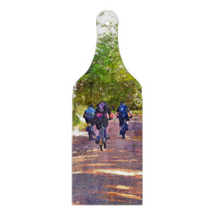 山サイクリング カッティングボード