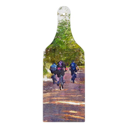 山サイクリング カッティングボード (正面)