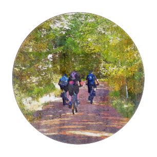 山サイクリング カッティングボード