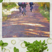 山サイクリング キッチンタオル (折り畳み)