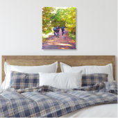 山サイクリング キャンバスプリント (インサイチュ (寝室))