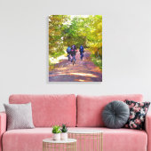 山サイクリング キャンバスプリント (インサイチュ (リビング))