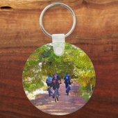山サイクリング キーホルダー (正面)