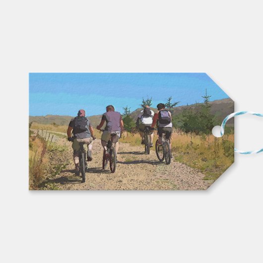 山サイクリング ギフトタグ (正面(横))