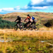 山サイクリング ジグソーパズル