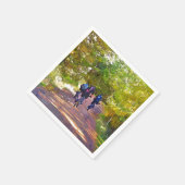 山サイクリング スタンダードカクテルナプキン (角)