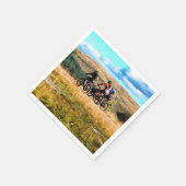 山サイクリング スタンダードカクテルナプキン (角)