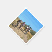 山サイクリング スタンダードカクテルナプキン (角)