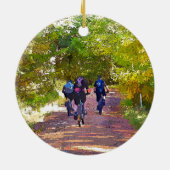 山サイクリング セラミックオーナメント (裏面)