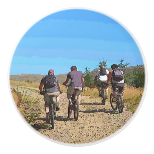 山サイクリング セラミックノブ (正面)