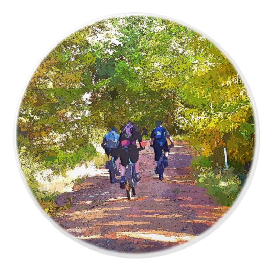 山サイクリング セラミックノブ (正面)