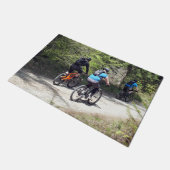 山サイクリング ドアマット (アングル)