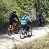 山サイクリング ドアマット