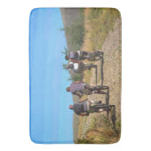 山サイクリング バスマット (正面縦)