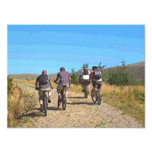 山サイクリング フォトプリント            (正面)