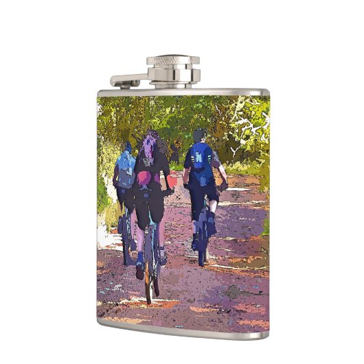 山サイクリング フラスク (左)