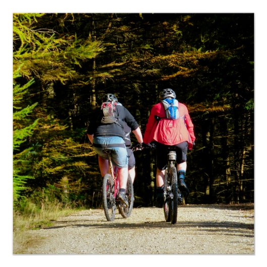 山サイクリング ポスター (正面)