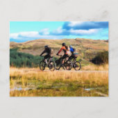 山サイクリング ポストカード (正面)