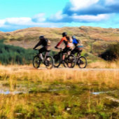 山サイクリング マウスパッド